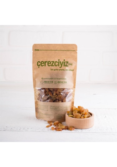 Çerezciyiz Biz Sultaniye Sarı Kuru Üzüm 250 G