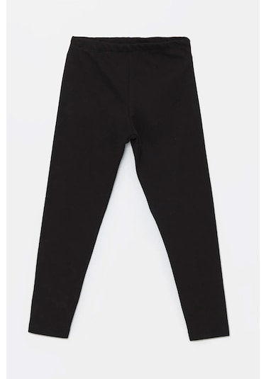 Çocuk Alt İçlik Beli Lastikli Likralı Esnek Siyah