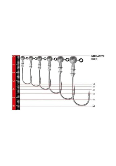 Nomura Nm90005040 Round Jig Head 3lü Paket İğne40no 5gr