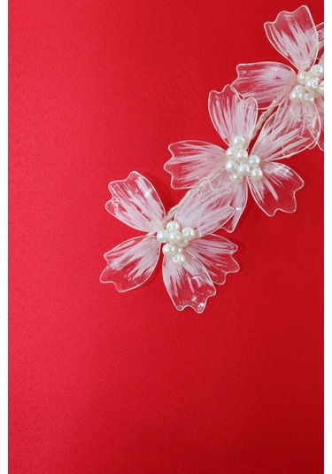 Çiçekli Sedef Gelin Tacı. Gelin Saç Aksesuarı. Nişan Saç Aksesuarı. Söz Nikah Kına Saç Aksesuarları