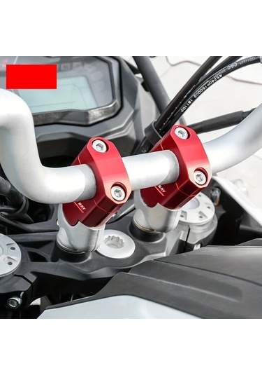 Dream011 Blue Rayana 1 Çift Alüminyum Alaşım Motosiklet Gidon Yükseltici 22mm Cnc