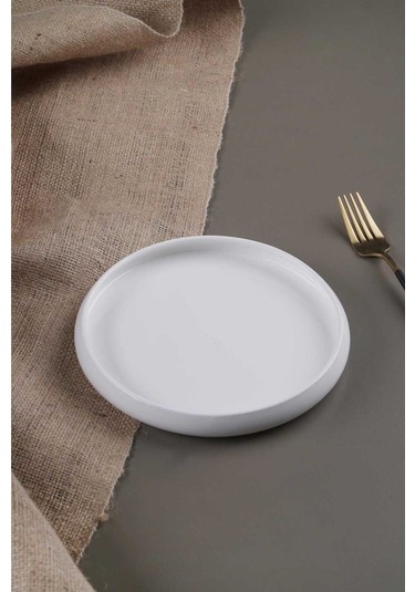 Acar Bianco Perla Porselen Yuvarlak Tabak 6 Adet Sct-21-0222