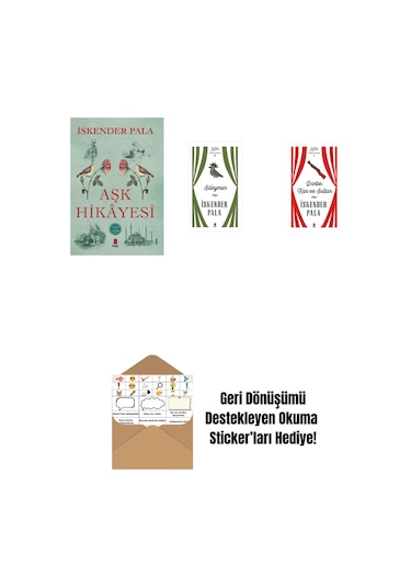 Aşk Hikâyesi + Süleyman Ciltli + Darbe: Kan Ve Sultan Ciltli + Okuma Sticker'ları