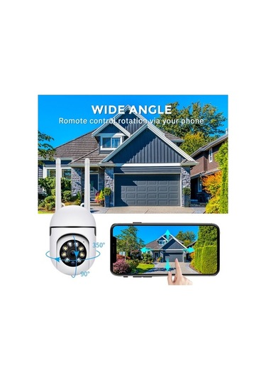 Novahub Akıllı Güvenlik Kamerası 1080p Hd Ev Kamerası Gece Görüşlü Hareket Algılama 350 Eğim Bebek Evcil Hayvan Yaşlılar İçin