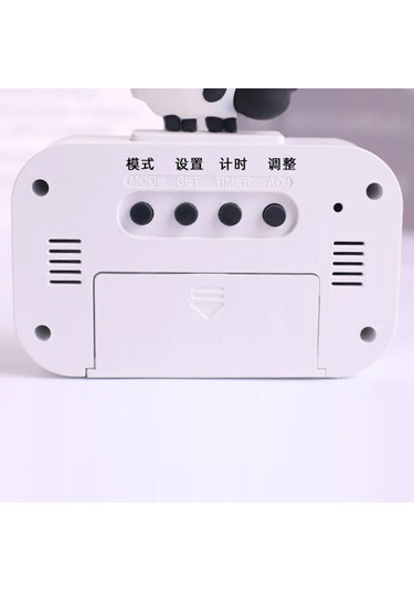 Led Çalar Saat Akülü Karikatür Müzik Saat Zaman Yönetimi