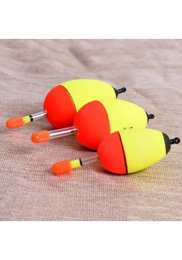 3 Adet 2.2-4.4g Eva Şamandıra Aydınlık Şamandıra Balık Yemi Dedektörü Balıkçılık Aksesuarları 50g