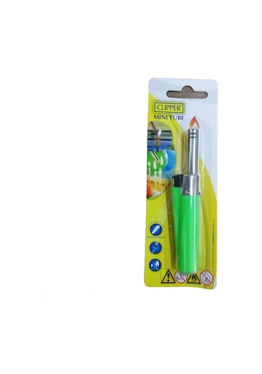 Clipper Mini Tube Mutfak Çakmağı Yeşil