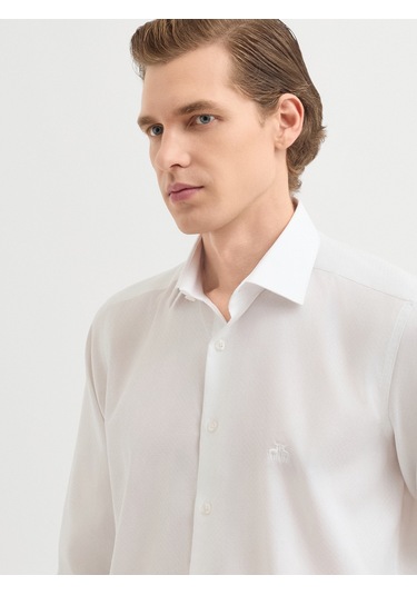 Karaca Erkek Modern Fıt Gömlek-beyaz 11.25w.04.023 Beyaz