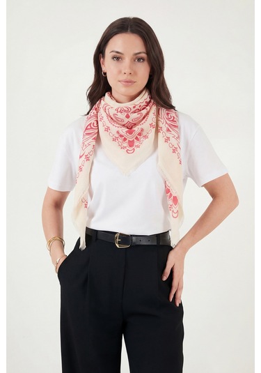 Lela Bayan Şal 6941400 Fuşya