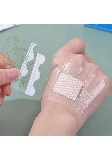 Chenkestoreone 50 Adet Nefes Alabilir Yumuşak Koruyucu Sargı Bezi, Acil Durum Ve Seyahat Kiti