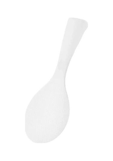 Pirinç Kaşığı Gıda Sınıfı Isıya Dayanıklı Kürek Silikon Ayaklı Tip Pirinç Spatula Yemek Servis Pirinç Küreği Mutfak Aleti Beyaz