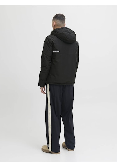 Jack & Jones Jcounion Light Padded Blocking Siyah Erkek Mont 12285586 Siyah