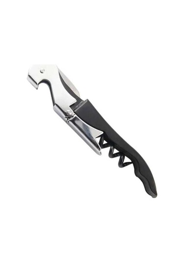 Epinox Garson Çakısı Tirbuşon Siyah Siyah Çelik