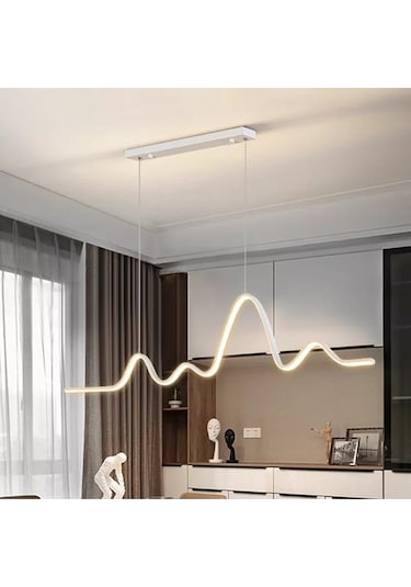 Sarkıt 3 Renk Işık Led Avize 110 cm - Worm