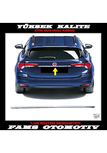 Fiat Egea Krom Bagaj Çıtası P.Çelik 2015 Üzeri (HB)