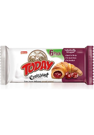 Today Kruvasan Vişneli 40 Gr. 6 Adet (1 Kutu)