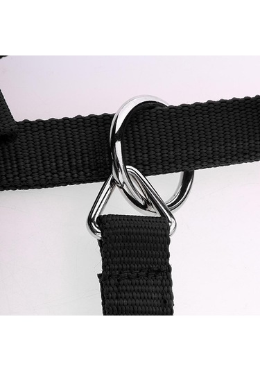 Homyl Ayarlanabilir Naylon Dokuma Binicilik Batı At Siyah-m Siyah M