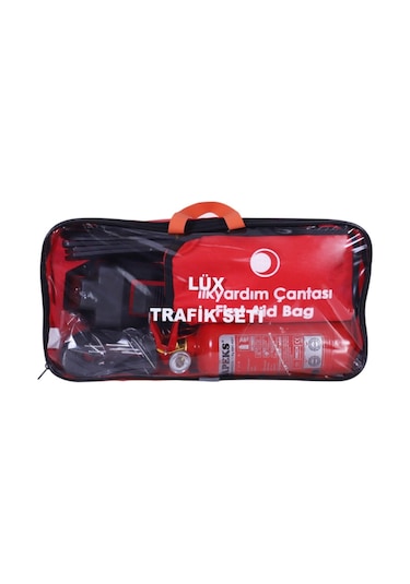Lüx Kare Trafik Seti Çantalı ve 1200 Amper Akü Takviye Kablosu
