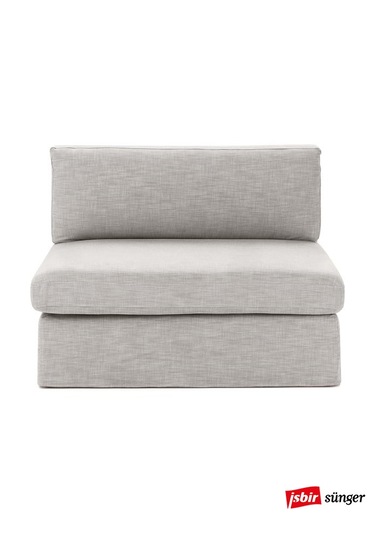 Mode Siesta Pro Kuş Tüyü Orta Modül 19 Gri Keten Kumaş Iş