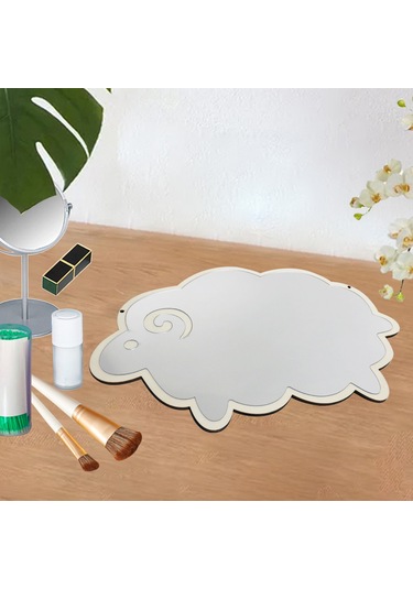 Suntek İskandinav Akrilik Dekoratif Duvar Vintage Oymalı Koyun Diğer