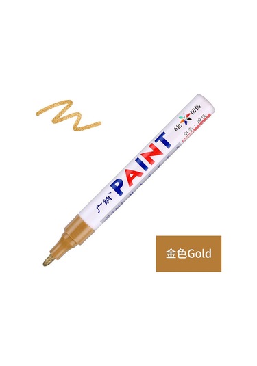 Aubyhe Altın Gn-110 Boya Kalemi: Ofis, Taş, Lastik, Siyah Kart İçin Renkli İmza Ve Tamir Kalemi - Dayanıklı, Kullanıması Kolay Diğer