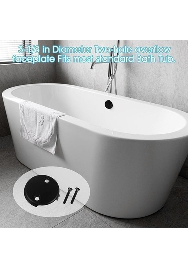 Trendooze Küvet Drenaj Kapağı Kit Siyah - Lavabo Banyo Uygun Siyah