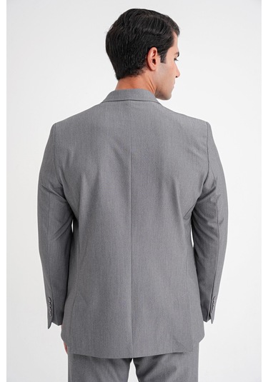 C 719 Ceket Comfort Füme Füme