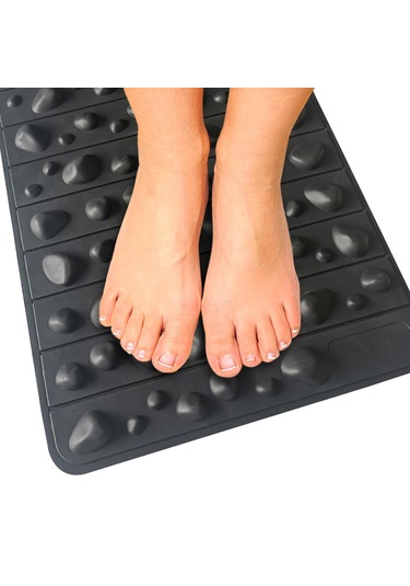 Suntek Ev Rahatlatıcı Için Ayak Masaj Mat Taşınabilir Esnek Siyah