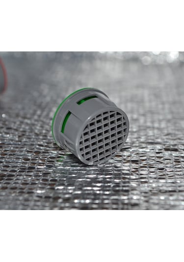 Ayretör Su Tasarruf Aparatı 3 Lü Set/ Musluk Ucu /Su Tasarruf Cihazı Made in Italy Gümüş - Yeşil