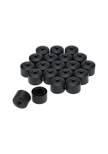 Suofeng 17mm Yıldız Delikli Lastik Vida Toz Koruma Kapağı 20 Adet + 1 Araç, Vw, Audi, Skoda Uyumlu Plastik Malzeme