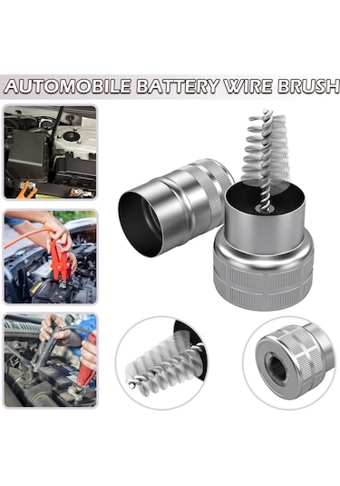 Araba Akü Terminali Temizleyici, Kir Fırçası Aleti, Manuel Temizleme,jwcwsq