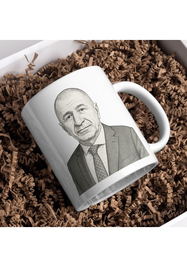 Applucky Ümit Özdağ Zafer Partisi Baskı Kupa Bardak Beyaz