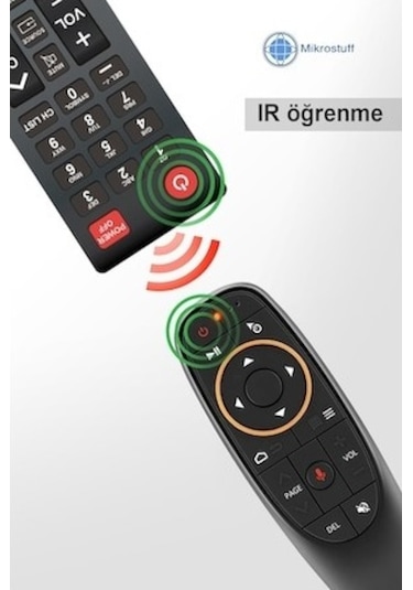 G10 Universal Tv Box Uzaktan Kumanda Ses Kontrollü Air Mouse