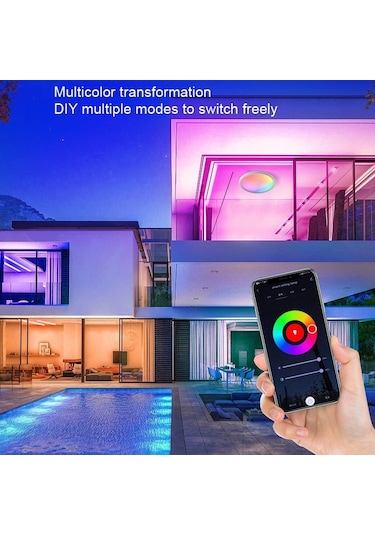 Sones Wifi Bluetooth 2.4g Uzaktan Kumanda Led Tavan Işığı, Gerilim: Abd Standardı 110v-130v