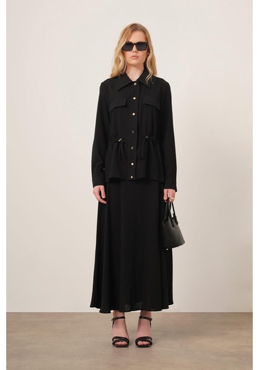 Ftz Women Kadın Melise Crep Takım Siyah 31172 Siyah