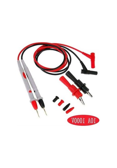 Funtree 1000v 20a 10a Dijital Multimetre Test Probu, Universal Klipsli Feeler Set