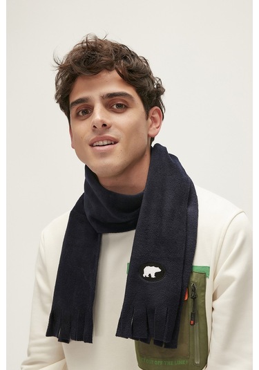 Bad Bear Badman Lacivert Polar Atkı - Lacivert