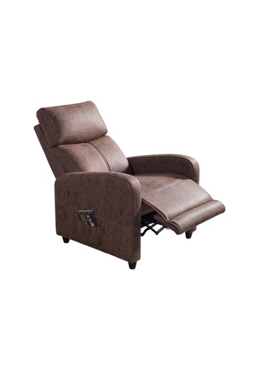 Linda Tekli Berjer Rehome Linda Tv Koltuğu 75x90x105 Cm Kahverengi