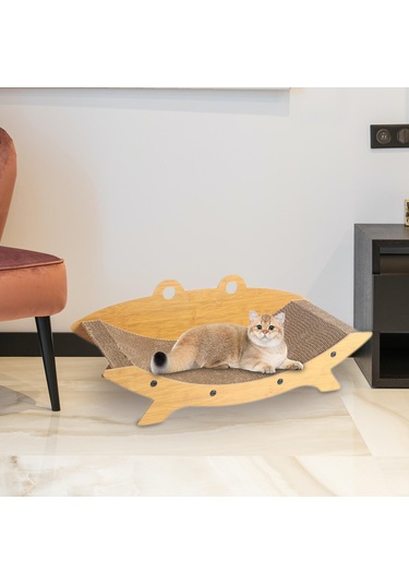 Suntek Kedi Tırmalama Yatağı Kitty Kitten Küçük 65x27x23cm