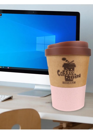 Darvish Tm Kapaklı Masaüstü Çöp Kutusu 314475365 Pembe