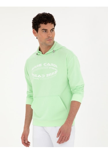 Pierre Cardin Erkek Fıstık Sweatshirt 50285219-vr087 Fıstık Yeşili