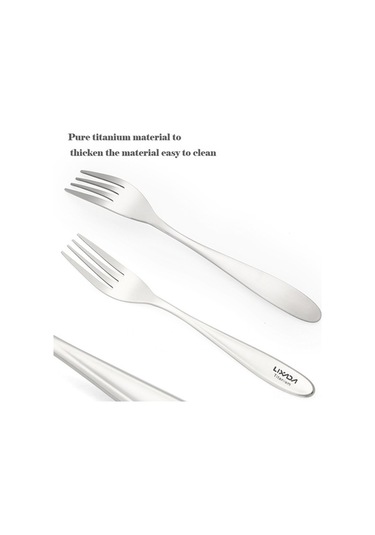 Novahub Hafif Titanyum Kamp Çatal Bıçak Takımı - Doğa Yürüyüşü Ve Piknik İçin Çok Renkli, Renkli Tasarım Çok Renkli