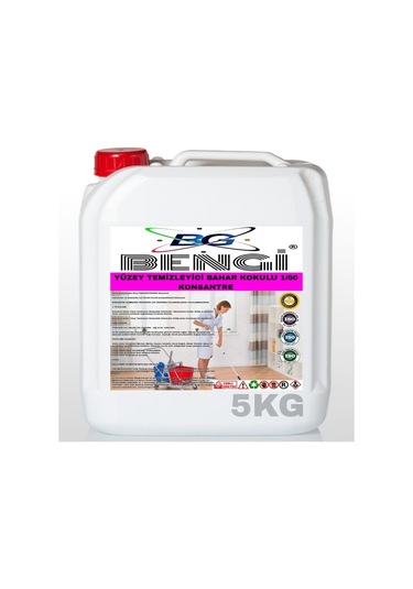 Yüzey Temizleyici Bahar 5 Kg Tekli