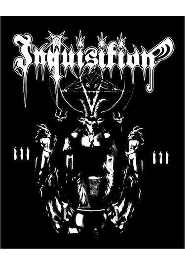 Zepplin Giyim Inquisition Büyük Sırt Patch Yama Siyah