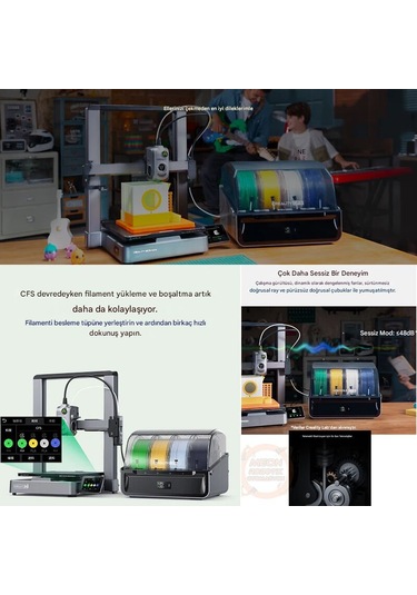 Creality Hi Combo 3d Yazıcı-yeni Nesil 3d Yazıcı