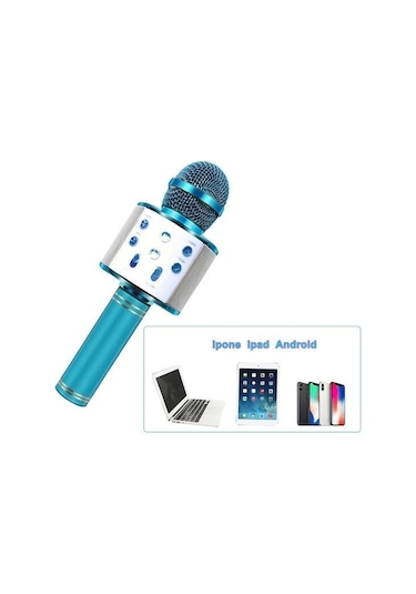 Kablosuz Mikrofon Profesyonel Kondenser Karaoke Mikrofon Bluetooth Standı Radyo Mikrofon Kayıt Stüdyosu