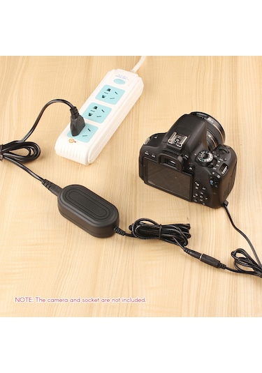 Dofolink Andoer Lp-e17 Yerine Geçici Ac Adaptörü - Canon Eos 200d/750d/800d/rebel Sl2 T6i T7i İçin 100-240v Avrupa Şarjı - Sürekli Kamera Besleme
