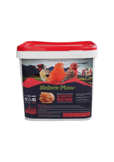 Nature Plan Ballı Nemli Kırmızı Kuş Maması 5 Kg