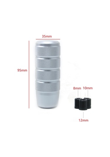 Reedark 95mm Kaymaz Vites Topuzu - Evrensel Araçlar İçin Yüksek Kaliteli Alüminyum Vites Kolu Mor