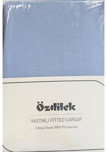 Özdilek Çift Kişilik Colourist Çarşaf - Buzmavi Çok Renkli
